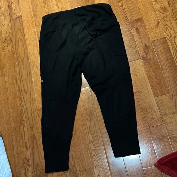 Marc Newyork black high waisted pull  on moto leggings Sz XL - Picture 7 of 9